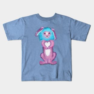 Rabbit Leo SO FLUFFY Kids T-Shirt